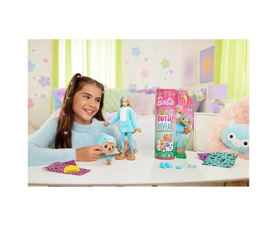 Кукла Barbie Cutie Reveal Великолепное комбо Медвежонок в костюме дельфина (HRK25), изображение 6 Кукла Barbie Cutie Reveal Великолепное комбо Медвежонок в костюме дельфина (HRK25), изображение 6
