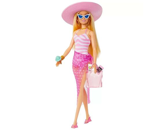 Кукла Barbie Пляжная прогулка (HPL73), изображение 2 Кукла Barbie Пляжная прогулка (HPL73), изображение 2