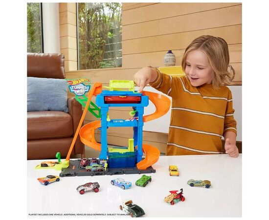 Автотрек Hot Wheels City Автомойка: Бешеные виражи (HTN80), изображение 6 Автотрек Hot Wheels City Автомойка: Бешеные виражи (HTN80), изображение 6