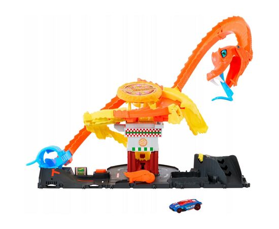 Автотрек Hot Wheels City Атака кобры (HTN81), изображение 2 Автотрек Hot Wheels City Атака кобры (HTN81), изображение 2