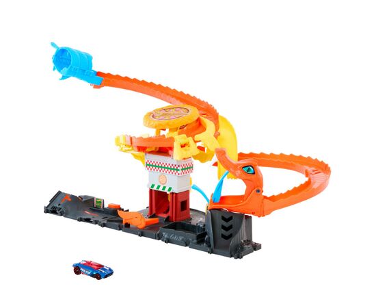 Автотрек Hot Wheels City Атака кобры (HTN81), изображение 3 Автотрек Hot Wheels City Атака кобры (HTN81), изображение 3