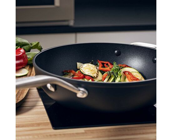 Сковорода KitchenAid Wok FHA 30 см з керамічним покриттям (CC005696-001), изображение 5