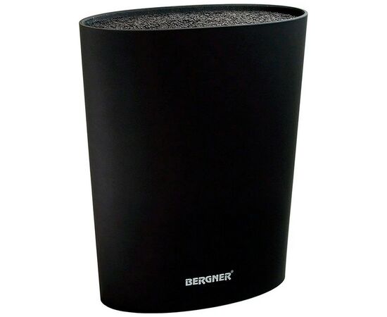 Подставка для ножей Bergner Black & White 15,6 х 6,6 х 22 см (BG-3997-BL)