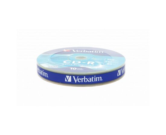 Диск CD Verbatim CD-R 700Mb 52x Spindle Wrap box Extra (43725), изображение 2 Диск CD Verbatim CD-R 700Mb 52x Spindle Wrap box Extra (43725), изображение 2