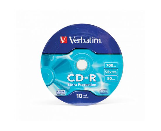 Диск CD Verbatim CD-R 700Mb 52x Spindle Wrap box Extra (43725)