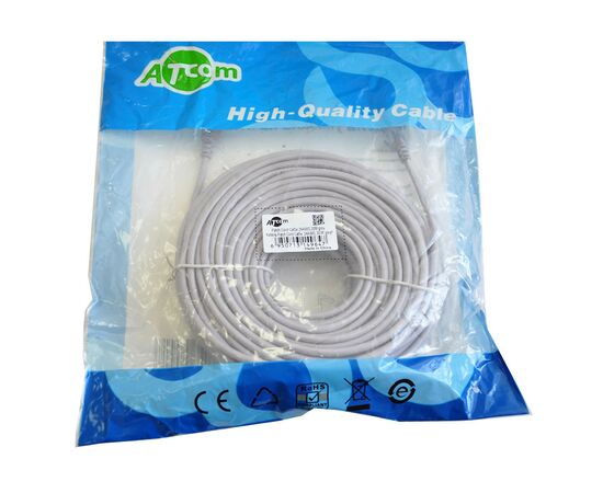 Патч-корд 30м RJ-45 CCA Atcom (4964), зображення 3 Патч-корд 30м RJ-45 CCA Atcom (4964), зображення 3
