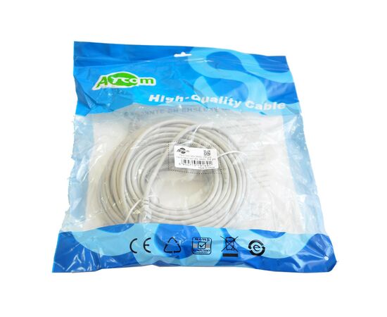 Патч-корд 20м RJ-45 CCA Atcom (9169), зображення 3 Патч-корд 20м RJ-45 CCA Atcom (9169), зображення 3