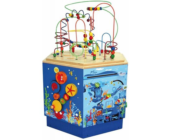 Развивающая игрушка Hape Лабиринт-центр "Коралловый риф" (E1907), изображение 2 Развивающая игрушка Hape Лабиринт-центр "Коралловый риф" (E1907), изображение 2