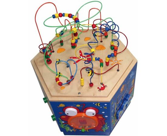 Развивающая игрушка Hape Лабиринт-центр "Коралловый риф" (E1907), изображение 4 Развивающая игрушка Hape Лабиринт-центр "Коралловый риф" (E1907), изображение 4