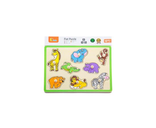 Развивающая игрушка Viga Toys Дикие животные (50019), изображение 2