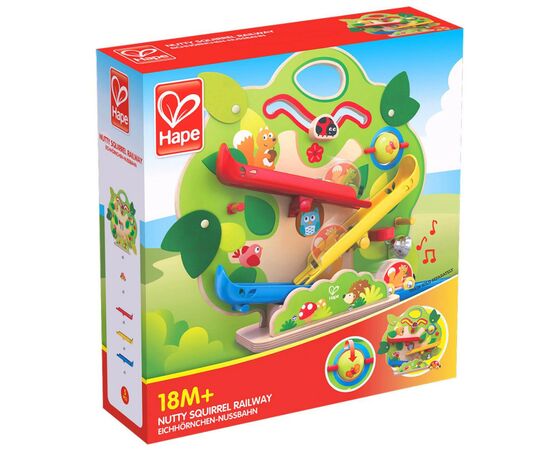 Развивающая игрушка Hape Веселая дорога белочки (E3821), изображение 4 Развивающая игрушка Hape Веселая дорога белочки (E3821), изображение 4