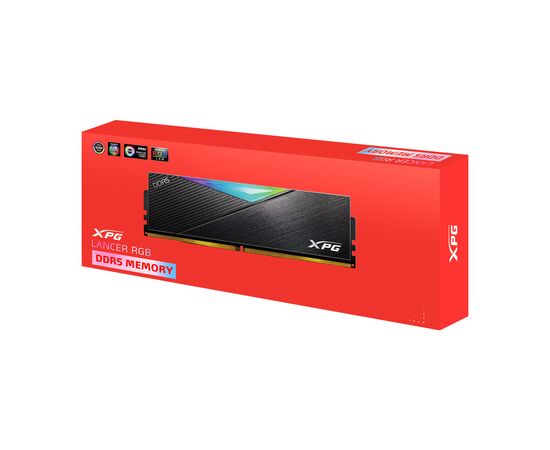 Модуль пам'яті для комп'ютера DDR5 32GB (2x16GB) 5200 MHz ADATA (AX5U5200C3816G-DCLARBK), зображення 6 Модуль пам'яті для комп'ютера DDR5 32GB (2x16GB) 5200 MHz ADATA (AX5U5200C3816G-DCLARBK), зображення 6