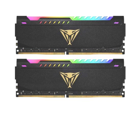 Модуль памяти для компьютера DDR4 32GB (2x16GB) 3600 MHz Viper Steel RGB Patriot (PVSR432G320C8K)