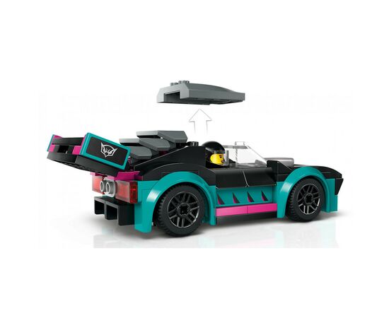 Конструктор LEGO City Автомобіль для перегонів й автовоз 328 деталей (60406), зображення 5 Конструктор LEGO City Автомобіль для перегонів й автовоз 328 деталей (60406), зображення 5