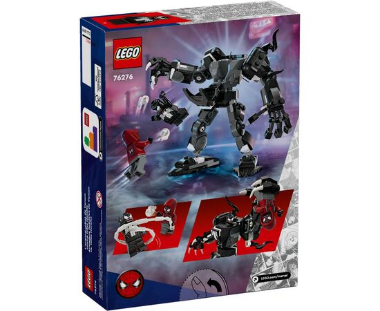 Конструктор LEGO Super Heroes Робот Венома vs. Майлз Моралез 134 деталей (76276), зображення 5 Конструктор LEGO Super Heroes Робот Венома vs. Майлз Моралез 134 деталей (76276), зображення 5
