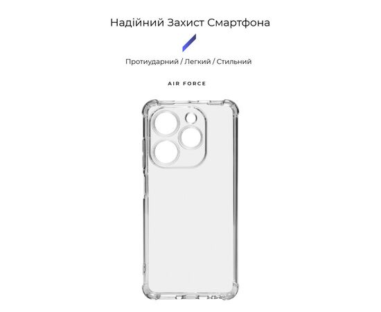 Чохол до мобільного телефона Armorstandart Air Force Tecno Spark Go 2024 (BG6) Camera cover Transparent (ARM73806), зображення 3 Чохол до мобільного телефона Armorstandart Air Force Tecno Spark Go 2024 (BG6) Camera cover Transparent (ARM73806), зображення 3