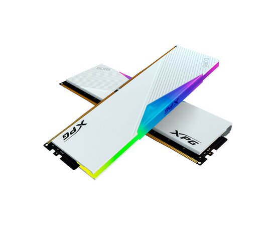 Модуль пам'яті для комп'ютера DDR5 32GB (2x16GB) 5200 MHz XPG Lancer RGB White ADATA (AX5U5200C3816G-DCLARWH), зображення 5 Модуль пам'яті для комп'ютера DDR5 32GB (2x16GB) 5200 MHz XPG Lancer RGB White ADATA (AX5U5200C3816G-DCLARWH), зображення 5
