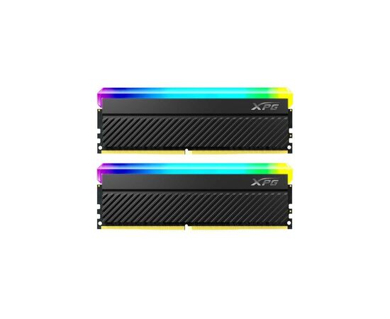 Модуль пам'яті для комп'ютера DDR4 32GB (2x16GB) 3600 MHz XPG Spectrix D45G RGB Black ADATA (AX4U360016G18I-DCBKD45G)