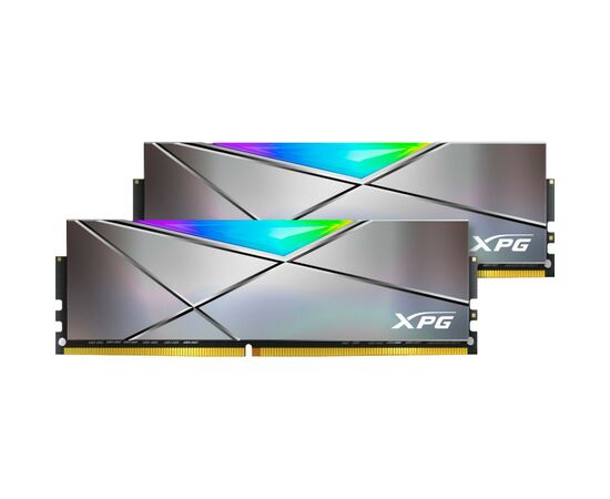 Модуль пам'яті для комп'ютера DDR4 32GB (2x16GB) 3600 MHz XPG Spectrix D50 RGB Tungsten ADATA (AX4U360016G18I-DT50), зображення 3 Модуль пам'яті для комп'ютера DDR4 32GB (2x16GB) 3600 MHz XPG Spectrix D50 RGB Tungsten ADATA (AX4U360016G18I-DT50), зображення 3