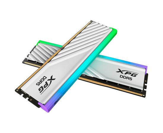 Модуль пам'яті для комп'ютера DDR5 64GB (2x32GB) 6000 MHz XPG Lancer Blade RGB White ADATA (AX5U6000C3032G-DTLABRWH), зображення 3 Модуль пам'яті для комп'ютера DDR5 64GB (2x32GB) 6000 MHz XPG Lancer Blade RGB White ADATA (AX5U6000C3032G-DTLABRWH), зображення 3