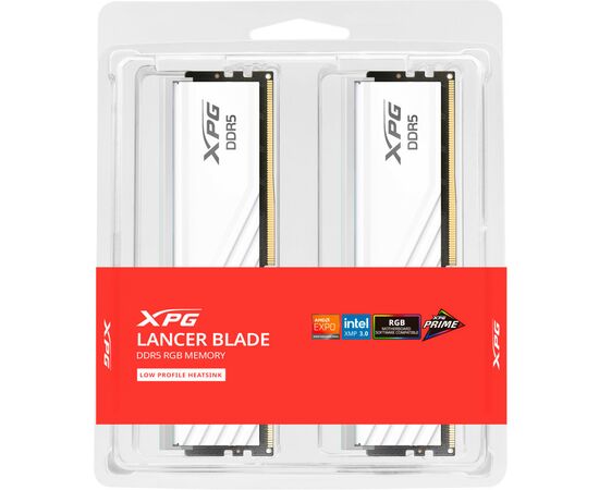 Модуль пам'яті для комп'ютера DDR5 64GB (2x32GB) 6000 MHz XPG Lancer Blade RGB White ADATA (AX5U6000C3032G-DTLABRWH), зображення 4 Модуль пам'яті для комп'ютера DDR5 64GB (2x32GB) 6000 MHz XPG Lancer Blade RGB White ADATA (AX5U6000C3032G-DTLABRWH), зображення 4
