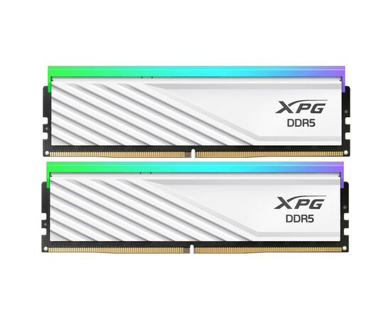 Модуль памяти для компьютера DDR5 64GB (2x32GB) 6000 MHz XPG Lancer Blade RGB White ADATA (AX5U6000C3032G-DTLABRWH)