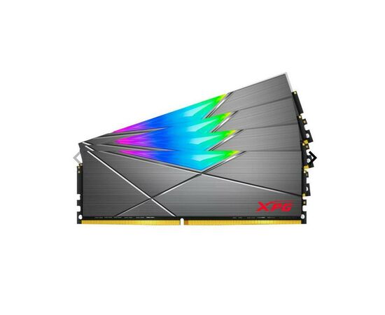 Модуль пам'яті для комп'ютера DDR4 64GB (4x16GB) 3600 MHz XPG Spectrix D50 RGB Tungsten ADATA (AX4U360016G18I-QCTG50)