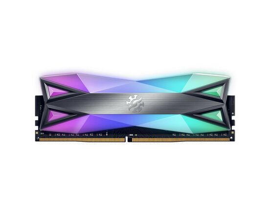 Модуль пам'яті для комп'ютера DDR4 8GB 3600 MHz XPG Spectrix D60G RGB Tungsten Gray ADATA (AX4U36008G18I-ST60)