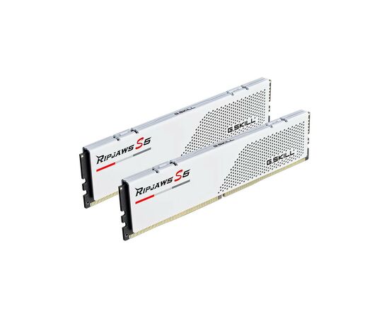 Модуль памяти для компьютера DDR5 32GB (2x16GB) 5200 MHz Ripjaws S5 Matte White G.Skill (F5-5200J4040A16GX2-RS5W), изображение 2 Модуль памяти для компьютера DDR5 32GB (2x16GB) 5200 MHz Ripjaws S5 Matte White G.Skill (F5-5200J4040A16GX2-RS5W), изображение 2