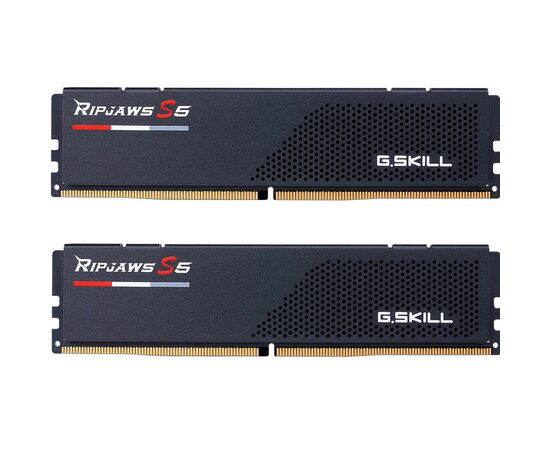 Модуль пам'яті для комп'ютера DDR5 32GB (2x16GB) 6800 MHz Ripjaws S5 Matte Black G.Skill (F5-6800J3445G16GX2-RS5K)