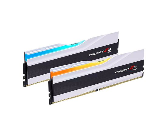 Модуль памяти для компьютера DDR5 64GB (2x32GB) 6400 MHz Trident Z5 RGB Matte White G.Skill (F5-6400J3239G32GX2-TZ5RW), изображение 2 Модуль памяти для компьютера DDR5 64GB (2x32GB) 6400 MHz Trident Z5 RGB Matte White G.Skill (F5-6400J3239G32GX2-TZ5RW), изображение 2