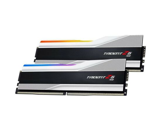 Модуль памяти для компьютера DDR5 64GB (2x32GB) 6400 MHz Trident Z5 RGB Matte White G.Skill (F5-6400J3239G32GX2-TZ5RW), изображение 4 Модуль памяти для компьютера DDR5 64GB (2x32GB) 6400 MHz Trident Z5 RGB Matte White G.Skill (F5-6400J3239G32GX2-TZ5RW), изображение 4