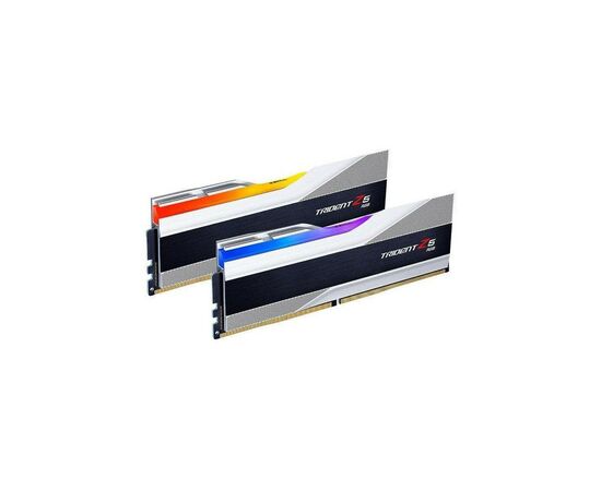 Модуль пам'яті для комп'ютера DDR5 64GB (2x32GB) 6400 MHz Trident Z5 RGB Matte White G.Skill (F5-6400J3239G32GX2-TZ5RW)