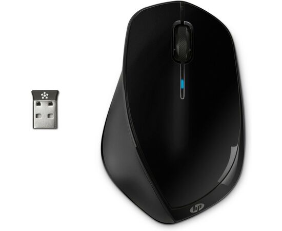 Мышка HP X4500 Wireless Black (H2W16AA), изображение 2 Мышка HP X4500 Wireless Black (H2W16AA), изображение 2