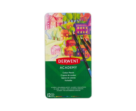 Карандаши цветные Derwent Colouring Academy, 12 цветов (5028252269865)