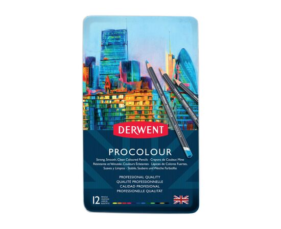 Олівці кольорові Derwent Procolour, 12 кольорів (5028252514613)