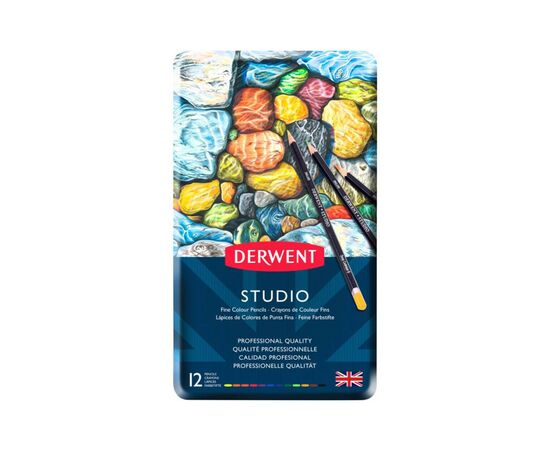 Олівці кольорові Derwent Studio, 12 кольорів (5010255713476)