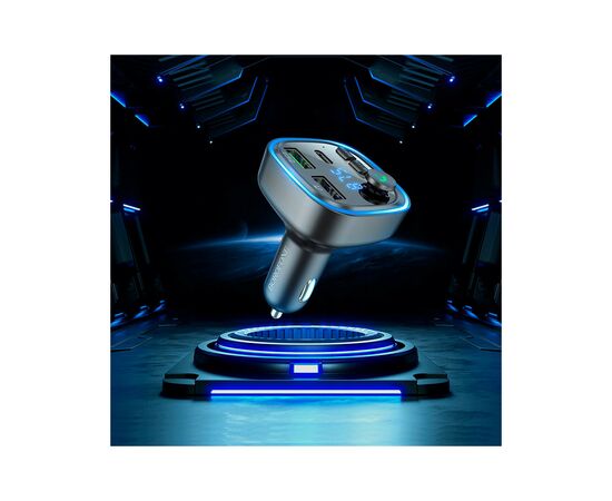 FM модулятор BOROFONE BC48, Gray, Box (BC48), изображение 7 FM модулятор BOROFONE BC48, Gray, Box (BC48), изображение 7
