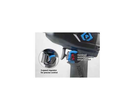 Гайковерт KING TONY пневмо 1/2" 881 Hм (P33431-065B), зображення 2 Гайковерт KING TONY пневмо 1/2" 881 Hм (P33431-065B), зображення 2