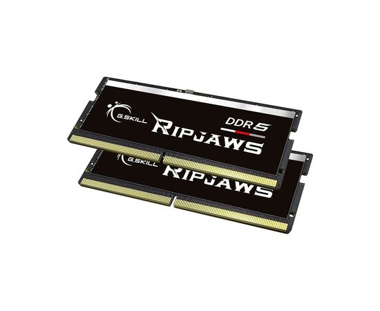 Модуль памяти для ноутбука SoDIMM DDR5 32GB (2x16GB) 4800 MHz Ripjaws G.Skill (F5-4800S3434A16GX2-RS), изображение 3 Модуль памяти для ноутбука SoDIMM DDR5 32GB (2x16GB) 4800 MHz Ripjaws G.Skill (F5-4800S3434A16GX2-RS), изображение 3