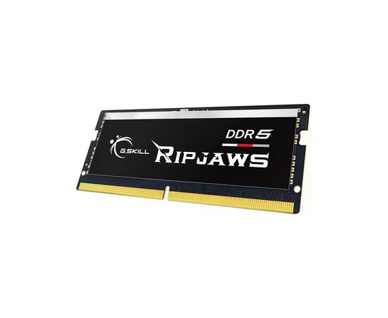 Модуль памяти для ноутбука SoDIMM DDR5 32GB (2x16GB) 4800 MHz Ripjaws G.Skill (F5-4800S3434A16GX2-RS), изображение 5 Модуль памяти для ноутбука SoDIMM DDR5 32GB (2x16GB) 4800 MHz Ripjaws G.Skill (F5-4800S3434A16GX2-RS), изображение 5