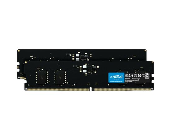 Модуль памяти для компьютера DDR5 16GB (2x8GB) 4800 MHz Micron (CT2K8G48C40U5)