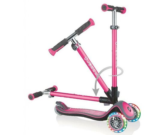 Самокат Globber Elite Deluxe Розовый (444-410), изображение 2 Самокат Globber Elite Deluxe Розовый (444-410), изображение 2