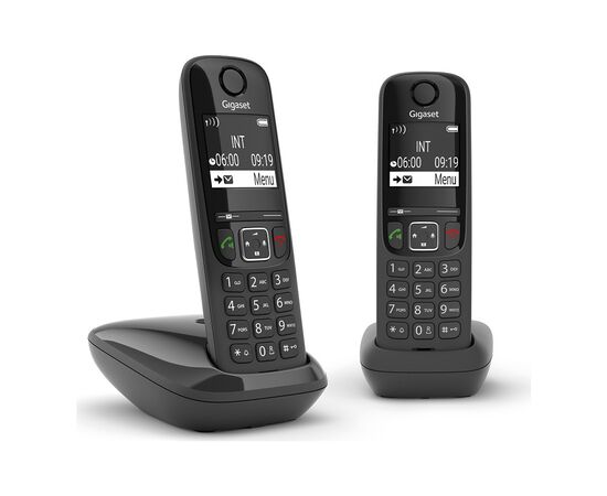 Телефон DECT Gigaset AS690 DUO Black (L36852H2816S301)