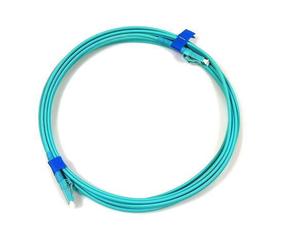 Оптичний патчкорд LC/UPC-LC/UPC MM (G50-OM3) 3м Duplex Slim 2.0мм CMS (UPC-3LCLC(MM)D(ON)S)