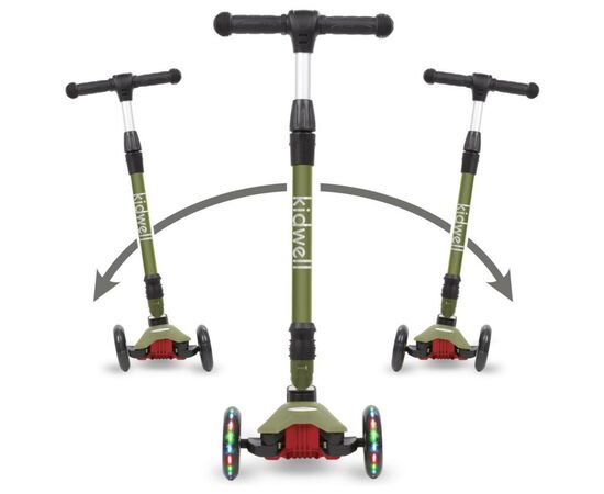 Самокат Kidwell Vento Khaki (HUBAVEN01A3), изображение 6 Самокат Kidwell Vento Khaki (HUBAVEN01A3), изображение 6