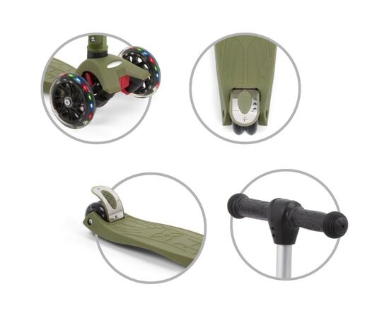 Самокат Kidwell Vento Khaki (HUBAVEN01A3), изображение 7 Самокат Kidwell Vento Khaki (HUBAVEN01A3), изображение 7