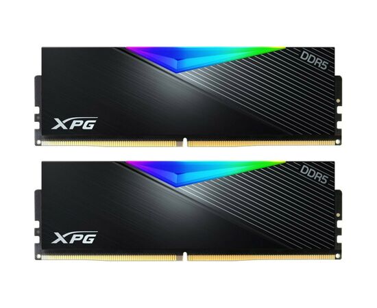 Модуль пам'яті для комп'ютера DDR5 32GB (2x16GB) 5600 MHz XPG Lancer RGB ADATA (AX5U5600C3616G-DCLARBK), зображення 2 Модуль пам'яті для комп'ютера DDR5 32GB (2x16GB) 5600 MHz XPG Lancer RGB ADATA (AX5U5600C3616G-DCLARBK), зображення 2