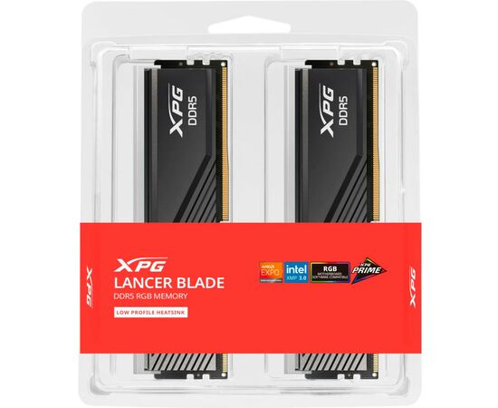 Модуль памяти для компьютера DDR5 32GB (2x16GB) 6000 MHz XPG Lancer Blade RGB Black ADATA (AX5U6000C3016G-DTLABRBK), изображение 4 Модуль памяти для компьютера DDR5 32GB (2x16GB) 6000 MHz XPG Lancer Blade RGB Black ADATA (AX5U6000C3016G-DTLABRBK), изображение 4