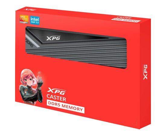 Модуль пам'яті для комп'ютера DDR5 32GB (2x16GB) 6000 MHz XPG Caster Tungsten Gray ADATA (AX5U6000C4016G-DCCAGY), зображення 5 Модуль пам'яті для комп'ютера DDR5 32GB (2x16GB) 6000 MHz XPG Caster Tungsten Gray ADATA (AX5U6000C4016G-DCCAGY), зображення 5